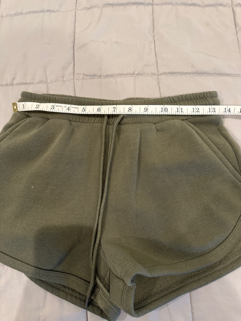 Ambiance Olive Green Athletic Lounge Shorts